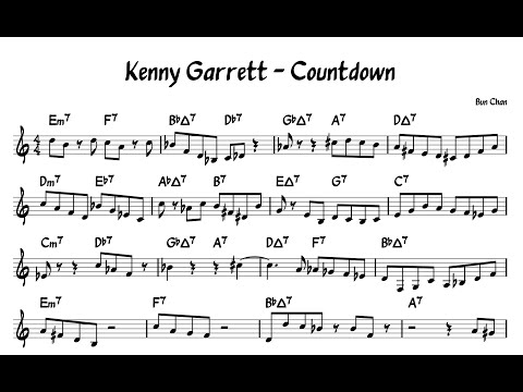 Kenny Garrett - Countdown (Transcription)