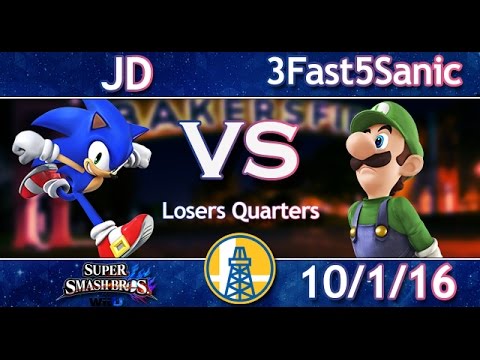 SmashLab (S4) 10-1-2016 JD (Sonic) Vs. 3Fast5Sanic (Luigi)