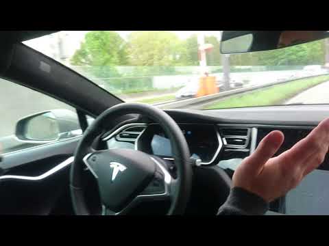 Testfahrt mit dem Tesla S