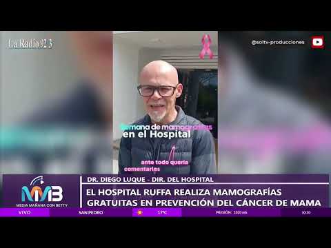 Mamografías gratis en el hospital san pedro por la prevención del cáncer de mama