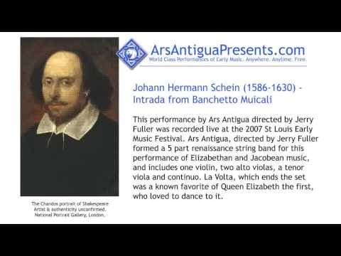 Johann Hermann Schein (1586-1630) - Intrada from Banchetto Musicali