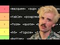I Ranked All 142 HTML Elements