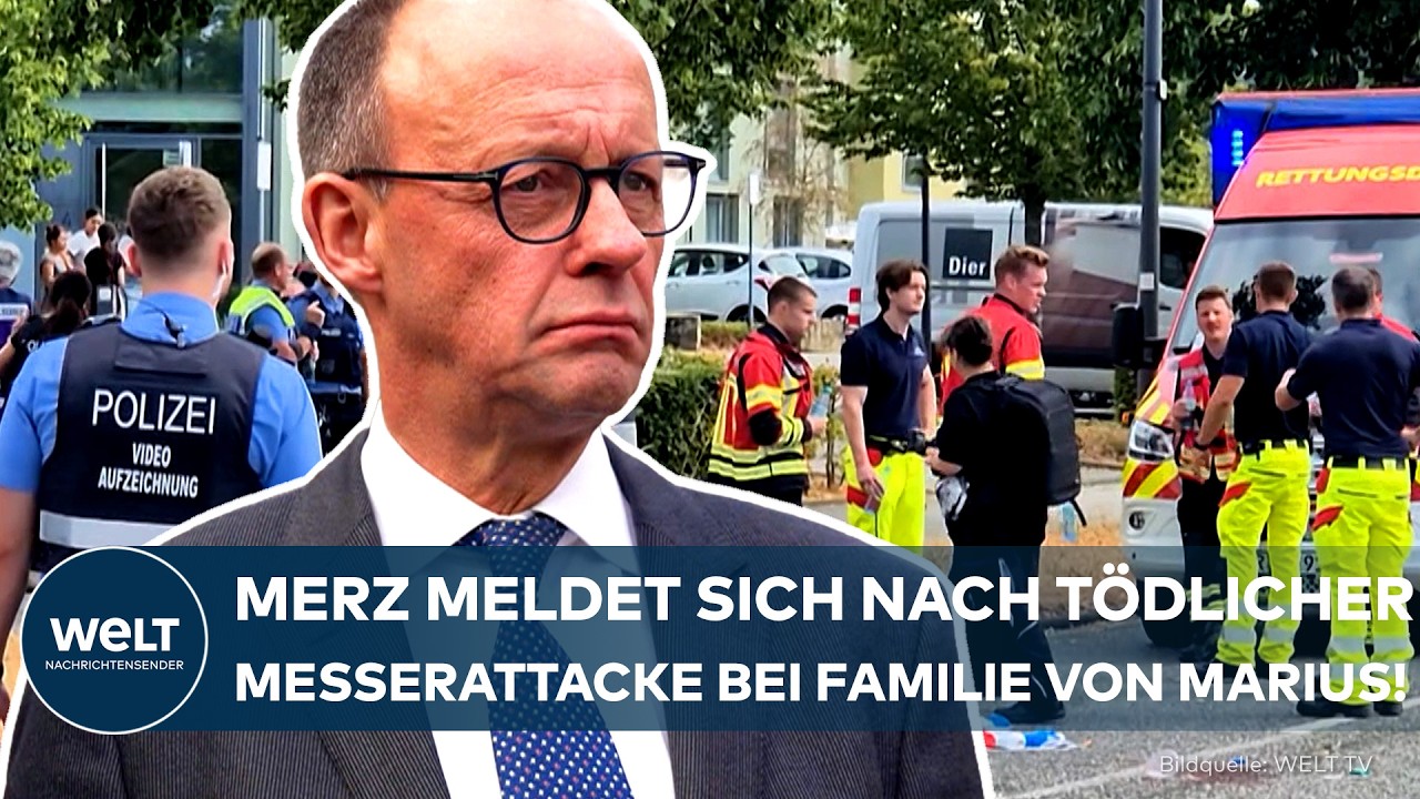 TRIER-TRAGÖDIE: Nach tödlicher Messerattacke auf Studenten meldet sich Kanzler Merz bei den Eltern!