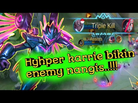 HYPER KARRIE TRIPLE KILL JADI META PRO PLAYER | NEW SEASON = NEW EMBLEM!!