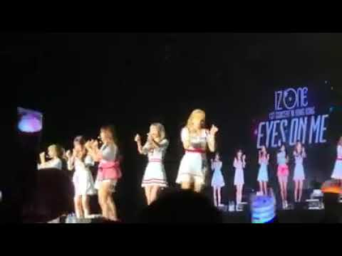 #IZONE  190713EYES ON ME IN HK  😍😍😍😍