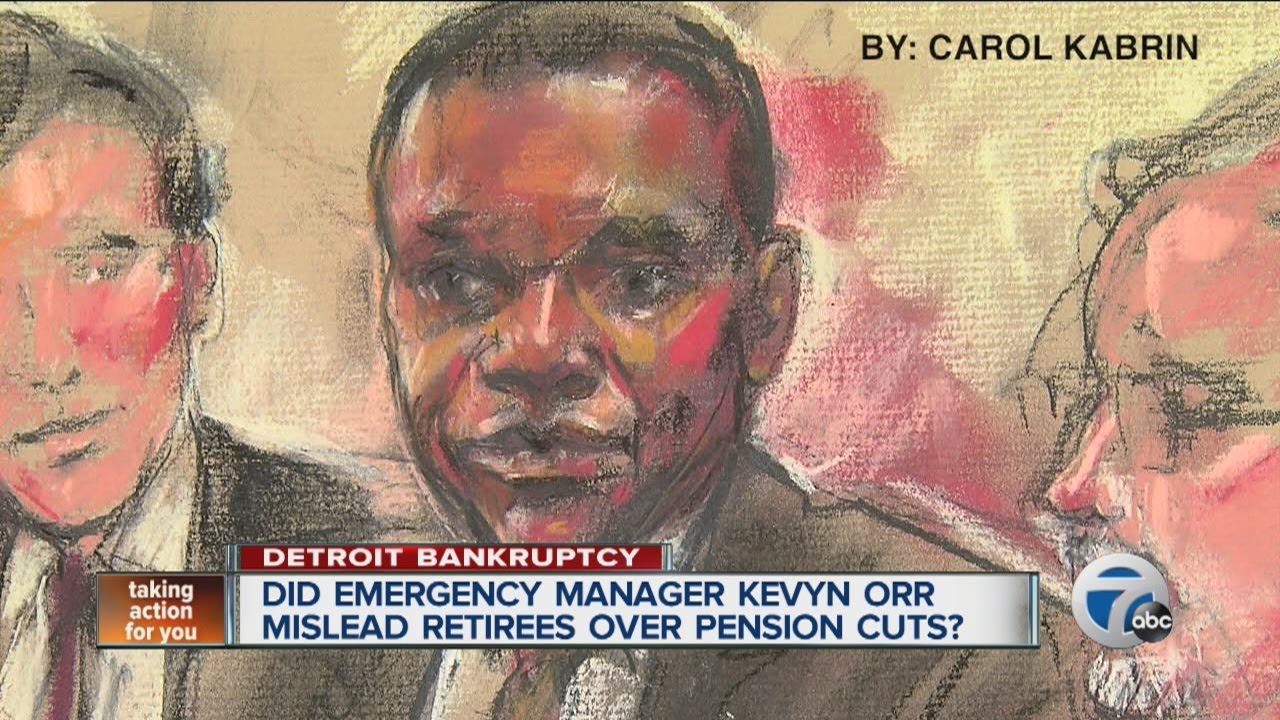 Did Emergency Manager Kevyn Orr mislead retirees over pension cuts?
