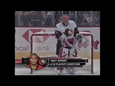 Ottawa Senators @ Buffalo Sabres (Game 5, OT) - May 19, 2007 - Daniel Alfredsson OT Win, Ray Emery