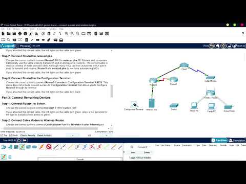 4.6.5 Packet Tracer - Connect a Wired and Wireless LAN