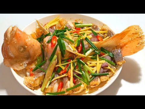 Cách làm Cá Diêu Hồng Hấp Hành Gừng thơm ngon - Combo Món Ăn