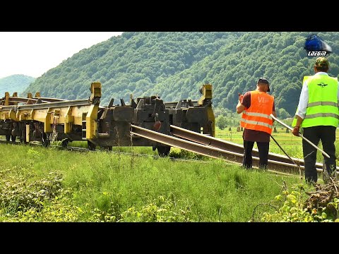 Trenul Robel & Descărcare Șină de Cale Ferată în Salva - 07 Iunie 2024