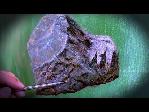 How To Paint a Realistic Rock in Acrylics: Method #1