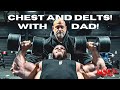 Nick Walker | HAPPY HOLIDAYS!! | CHEST AND DELTS WITH DAD!