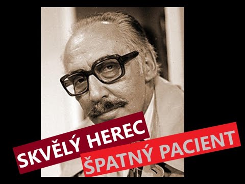 Miloš Kopecký | Skvělý herec | Špatný pacient