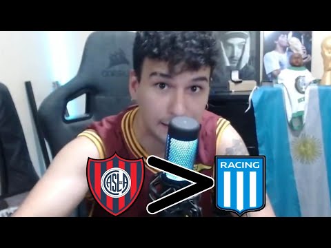 Izuna dolido Argumenta que San Lorenzo es más grande que Racing