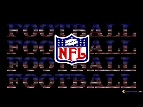 NFL Football gameplay (PC Game, 1992)