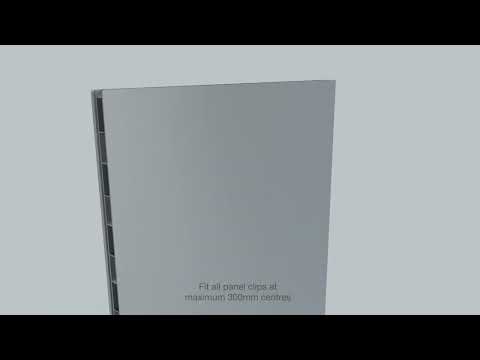 Stainless Steel Clip MC-F5 + MC-SM5 - Installation - Fastmount Metal Range