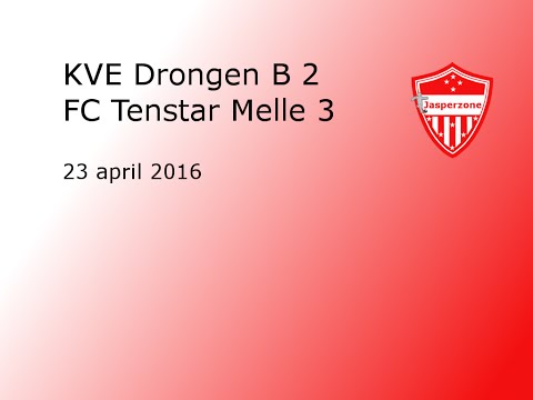 20160423 KVE Drongen - FC Tenstar Melle