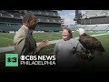 Meet Lincoln, the lucky charm bald eagle, specially trained to give an edge to the Eagles