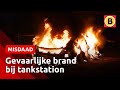 Aangestoken? Audi in vlammen bij tankstation | Omroep Brabant