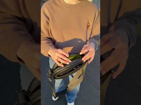 Сумка кросс-боди мужская Halo Круглая | Мужской мессенджер через плечо из экокожи - фото 1 - id-p2880278232