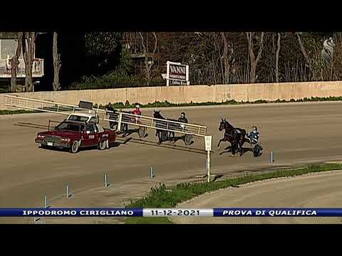 Aversa trotto 11 Dicembre 2021 - 1° Qualifica