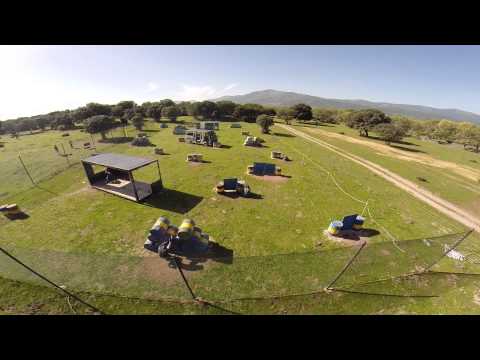 Campo Oeste (Villalba - Madrid) Action Live. Vista aérea