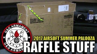 BIG G&amp;G Airsoft Unboxing! 4 Guns - 2017 Airsoft Summer Palooza