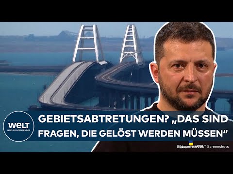 PUTINS KRIEG: Krim an Russland? Bereitet Selenskyj die Ukrainer auf Gebietsabtretungen vor?