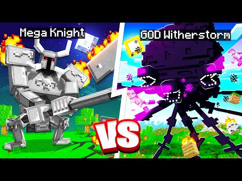 CUSTOM BOSSES vs THE WITHERSTORM in MINECRAFT!