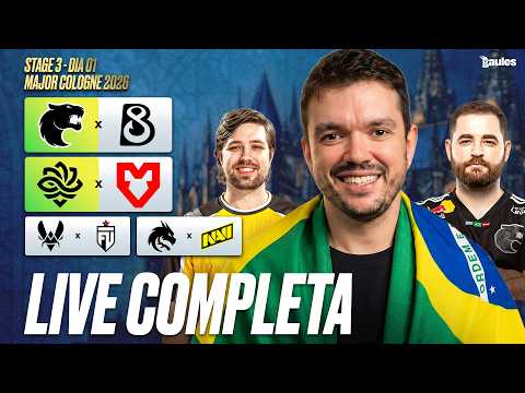DIA 1 - IEM COLOGNE MAJOR 2026 STAGE 3  - !socio - Siga @Gaules nas redes sociais!