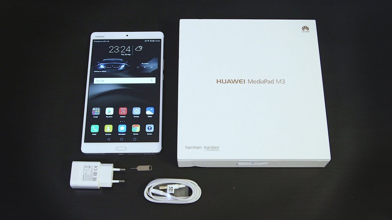 Huawei MediaPad M3 unboxing - YouTube