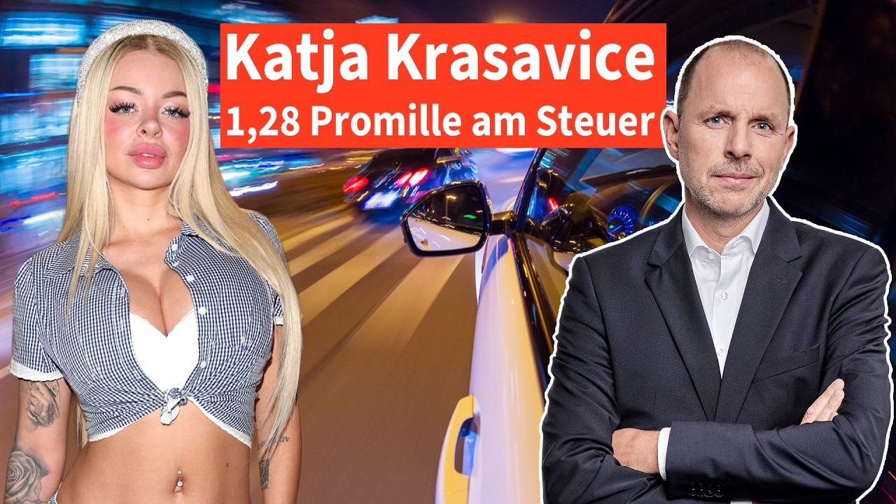 Strafbefehl gegen Katja Krasavice: Suff-Fahrt wird richtig teuer! | Anwalt Christian Solmecke