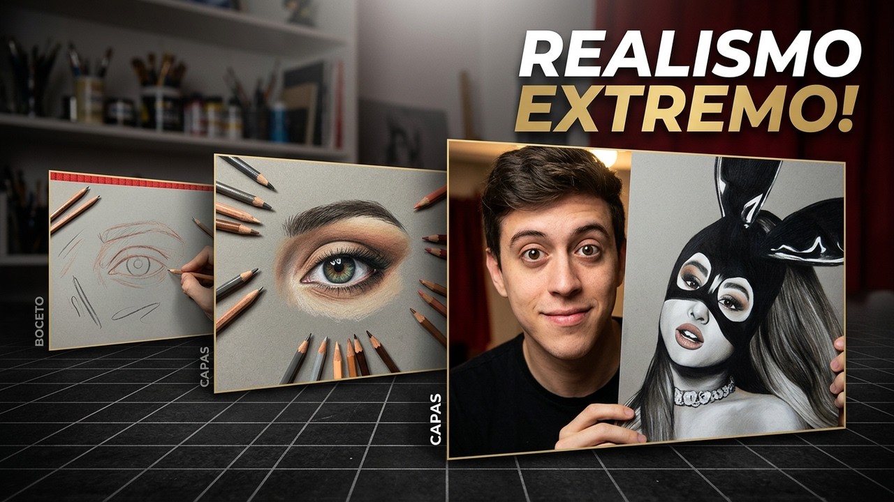 ARIANA GRANDE Retrato Realista | Con Lápices de Color