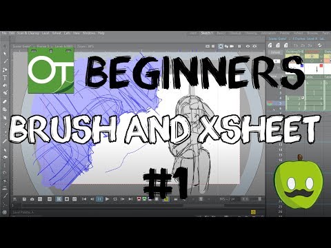 Opentoonz 1.2 - Getting started with the Xsheet