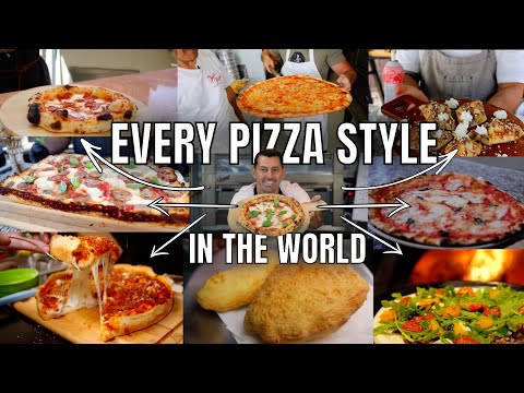 Todos os estilos de pizza que você pode encontrar no mundo