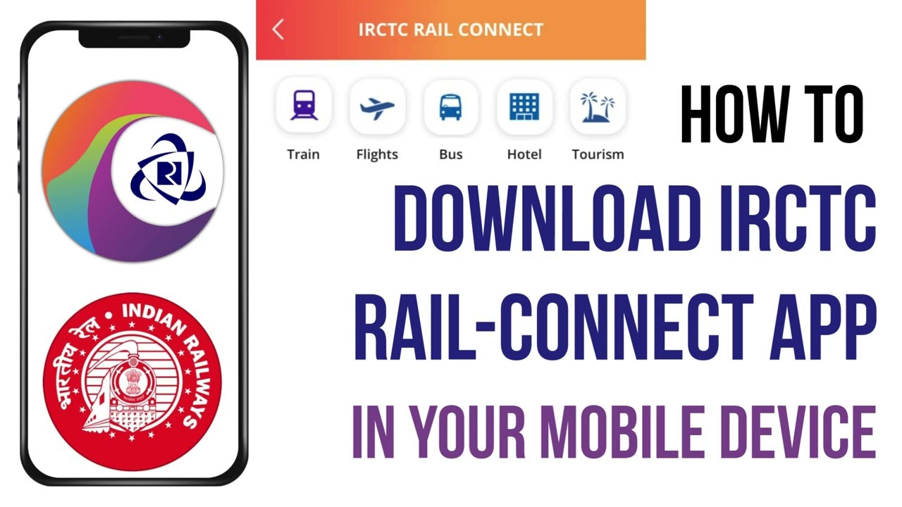 How to Download the Official IRCTC Rail Connect App! Book Your Reserved Train Tickets.