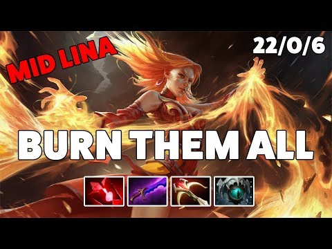 BURN THEM ALL - Waga plays mid Lina