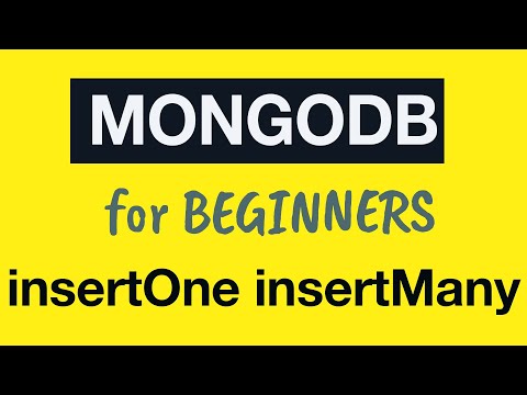 MongoDB Tutorial for Absolute Beginners 17 Insert Methods insertOne and insertMany