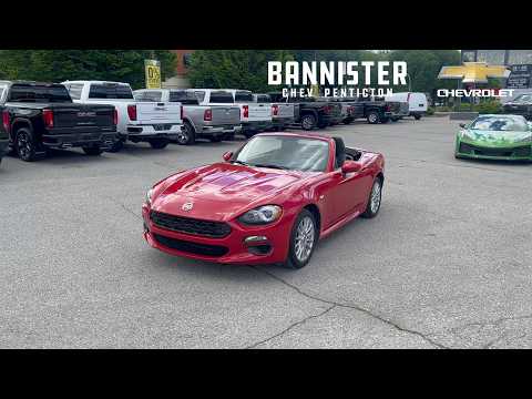 2017 FIAT 124 Spider 2dr Conv Classica in Red for sale at Bannister Chevrolet Penticton in Penticton, BC