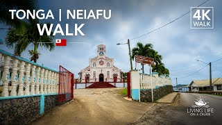 Walking Through Tonga 🇹🇴 | Life in Neiafu (4K)