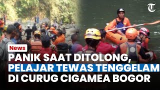 Download lagu KRONOLOGI Tewasnya Pelajar yang Tenggelam di Curug Cigamea Bogor, Panik saat Ditolong Temannya mp3