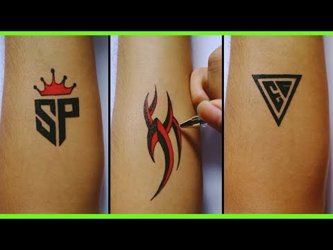 SIMPLE AND COOL TATTOO DESIGN IDEAS || DIY Simple Tattoos