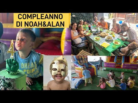 Noah & Alan's birthday with friends😍