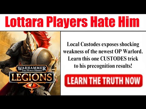 One Simple Warlord to Counter New Lottara! -||- The Horus Heresy Legions