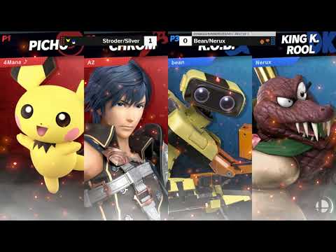 A Saturday Ultimate Tournament Doubles WR2 - Stroder/Silver (Red) vs Bean/Nerux (Blue)