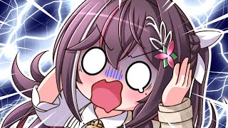 【手描き】"ゼタいろ"を目撃しちゃったあずきち【AZKi / 風真いろは / ベスティア・ゼータ / ホロライブ / 切り抜き】