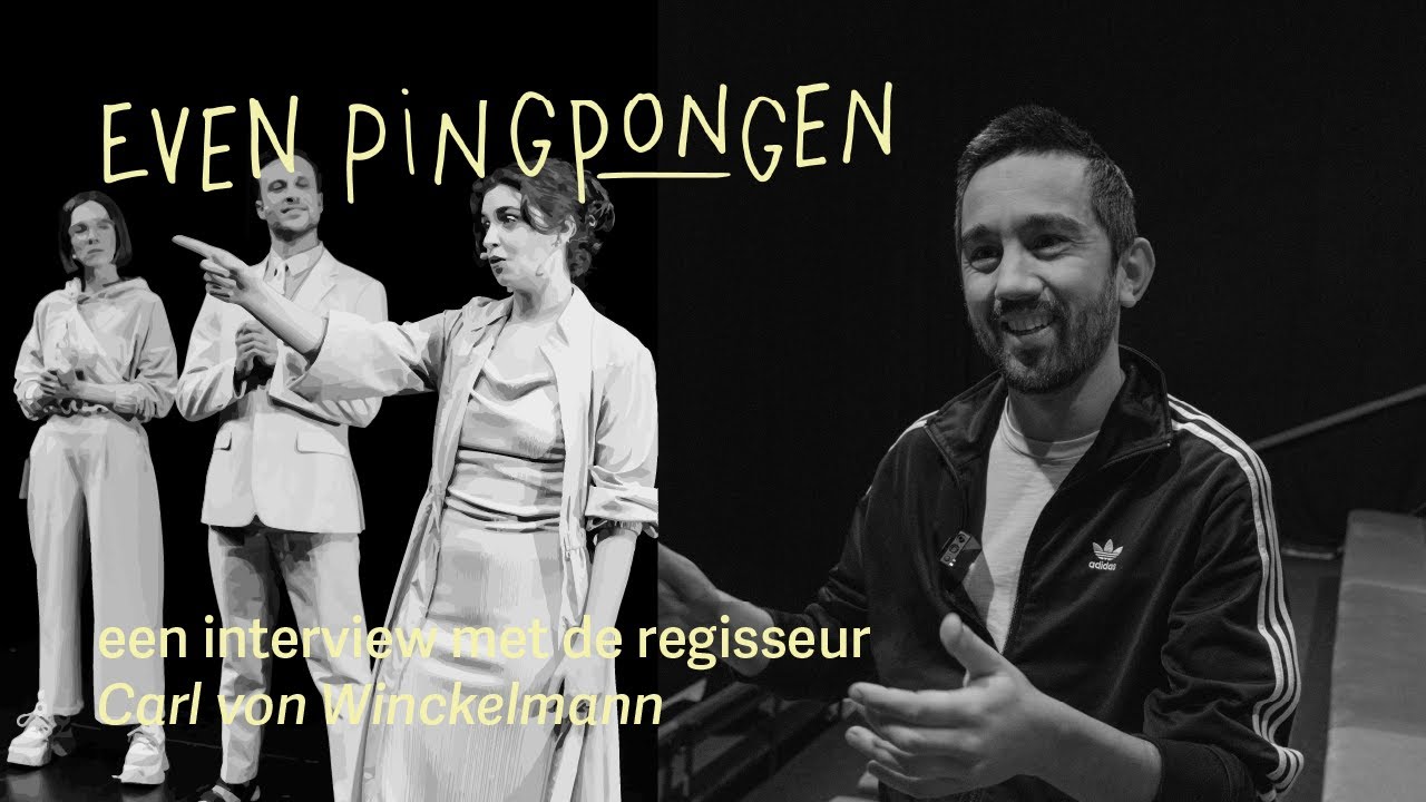 de regisseur Carl von Winckelmann over Even pingpongen