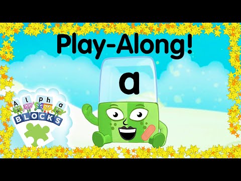 字母塊 - 你能找到A嗎？ (Alphablocks - Can You Find A? | #PlayAlong | Learn to Read)