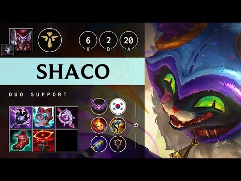 Shaco Support vs Leona - KR Master Patch 25.17
