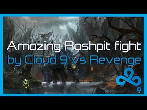 Cloud 9 Amazing teamfight in Roshpit vs Revenge @ MLG T.K.O